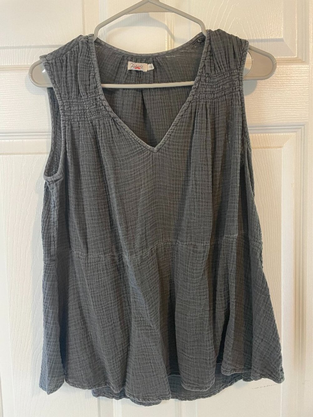 Faherty Grey Tank Top